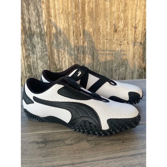 Puma Other - Puma Mostro Perforated Leather‎ Men 8.5 White Black 397331-01  Low Sneakers NEW